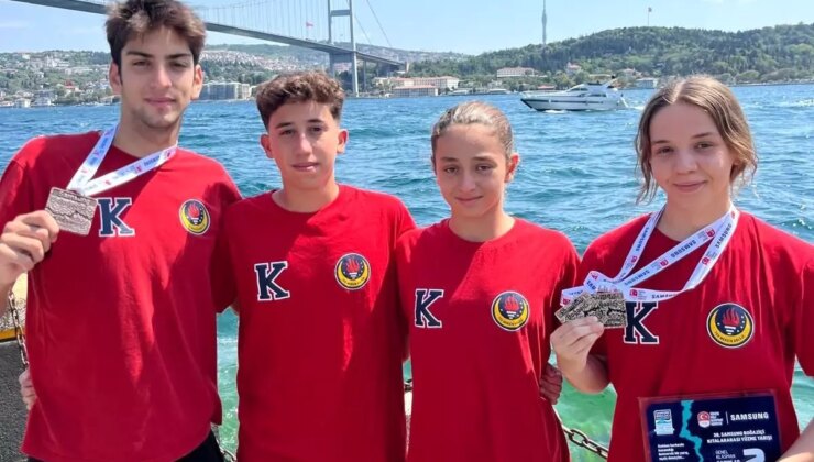 Mersin TOHM Yüzücüleri İstanbul Boğaziçi Kıtalararası Yüzme Maratonu’nda Başarılı